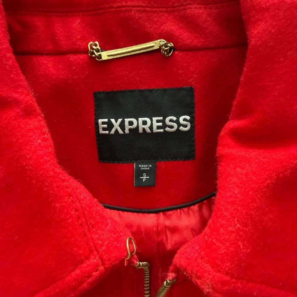Express Red Jacket with Gold Accents - Picture 3 of 13